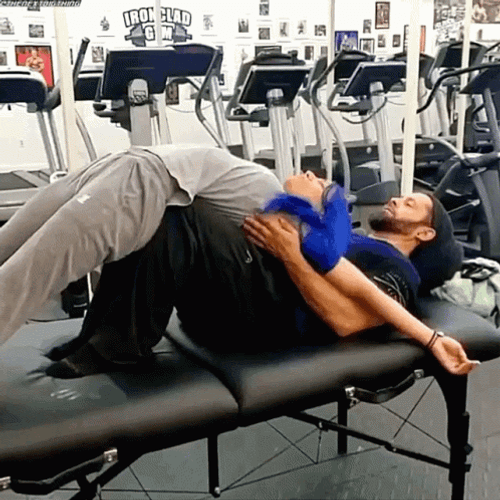 Mercedes Varnado Back Stretch Exercise GIF