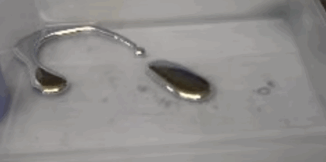 Mercury Liquid Metal Spilling GIF