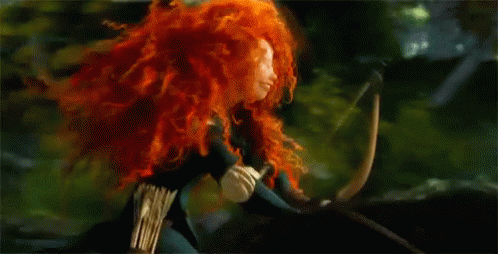 Merida Running With Arrow GIF