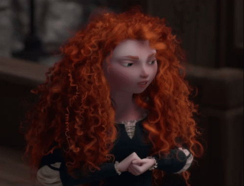 Merida Sad Reaction GIF