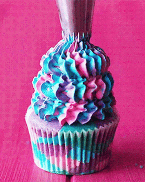 Mermaid Cupcake  GIF