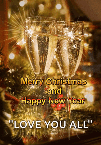 Merry Christmas and Happy New Year Card