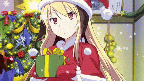 Merry Christmas Anime Shiina Mashiro GIF