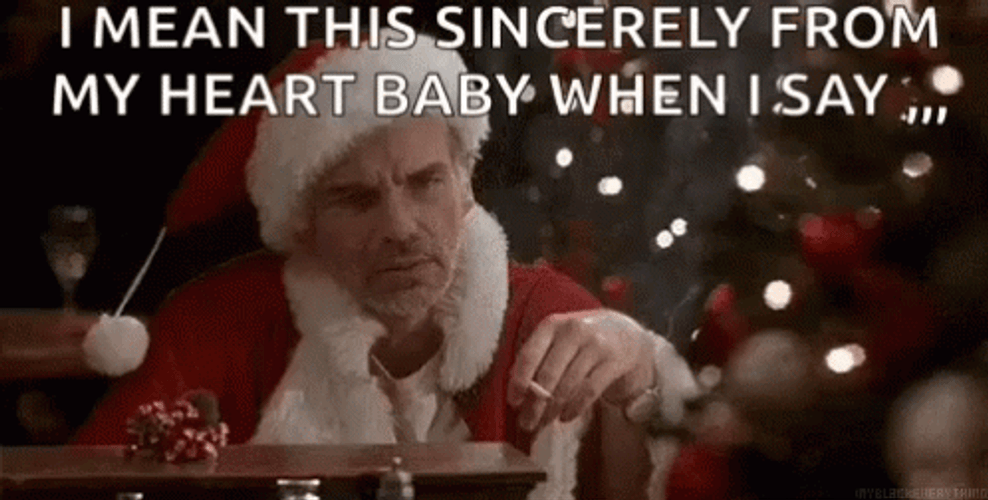 Merry Christmas Bad Santa GIF