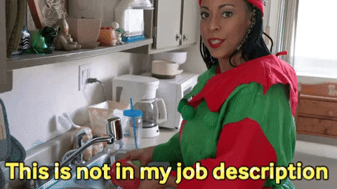 Merry Christmas Elf Annoyed Woman GIF