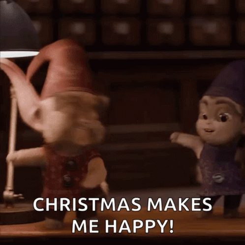 Merry Christmas Elf Cute Dancing Cartoon GIF