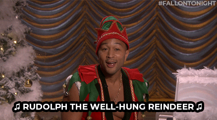 Merry Christmas Elf John Legend GIF