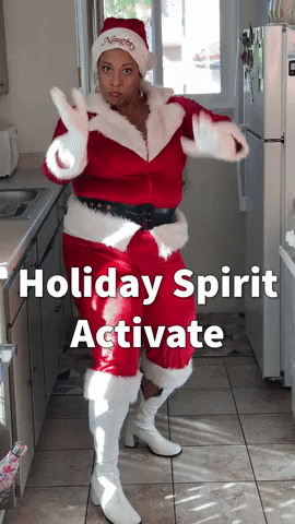 Merry Christmas Eve Holiday Spirit Activate GIF