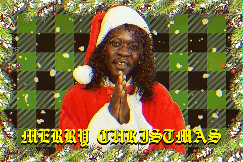 Merry Christmas Eve Nodding Man GIF
