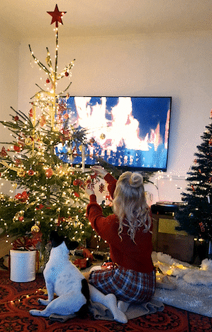 Merry Christmas Family Warm Home Love GIF