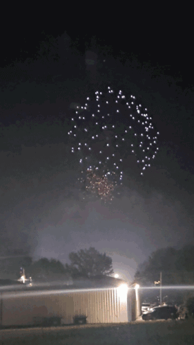 Merry Christmas Fireworks Meme GIF