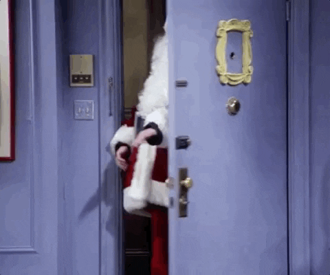 Merry Christmas Friend From Santa Claus GIF