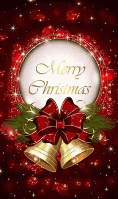 Merry Christmas Greeting Red GIF