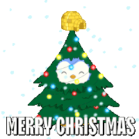 Merry Christmas Happy Holidays Sticker GIF