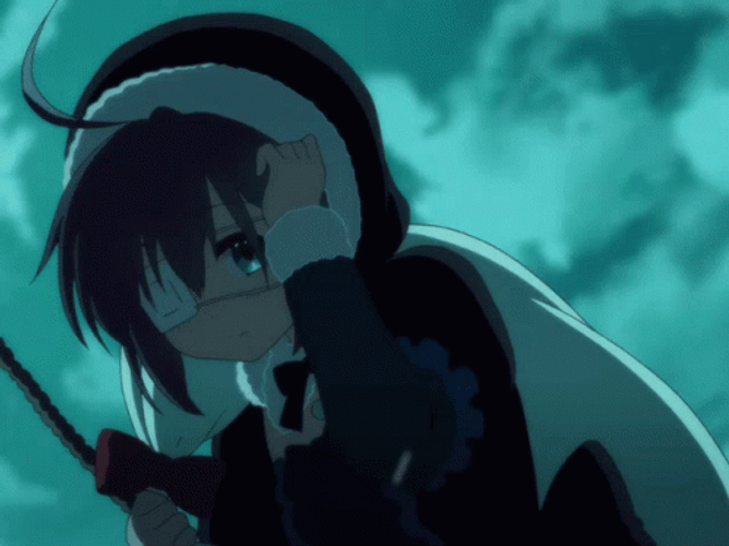 Merry Christmas Rikka Takanashi Anime GIF