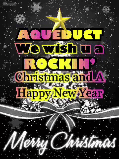 Merry Christmas Rockin Christmas Happy New Year Poster