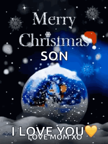 Merry Christmas Son I Love You