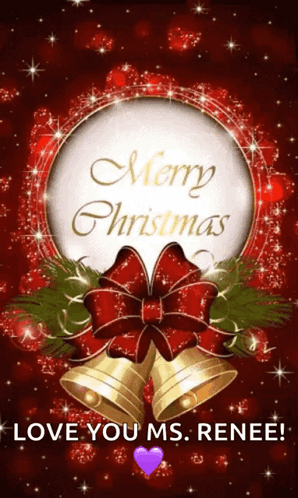 Merry Christmas Wednesday Love You Rene GIF