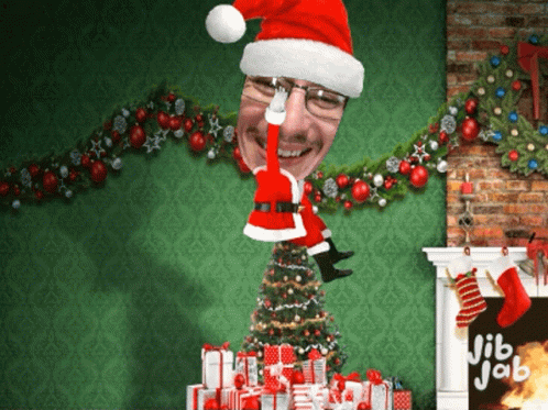Merry Christmas Wednesday Santa Claus GIF