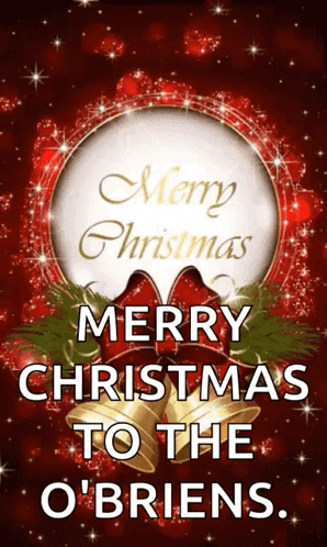 Merry Christmas Wednesday To The O'briens GIF