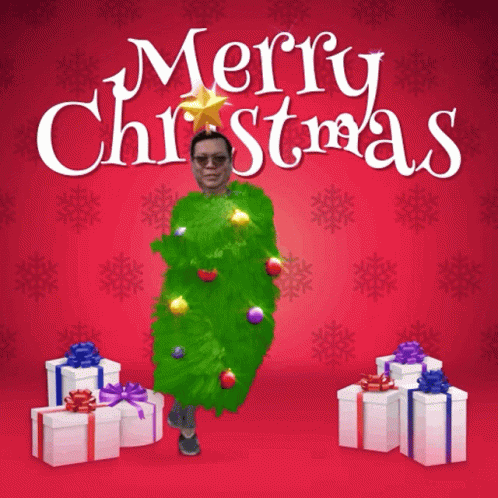 Merry Christmas Wishes Christmas Tree Costume GIF
