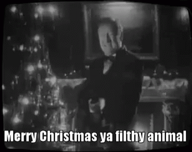 Merry Christmas Ya Filthy Animal GIF