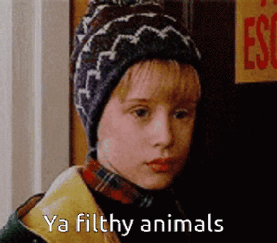 Merry Christmas Ya Filthy Animal GIF