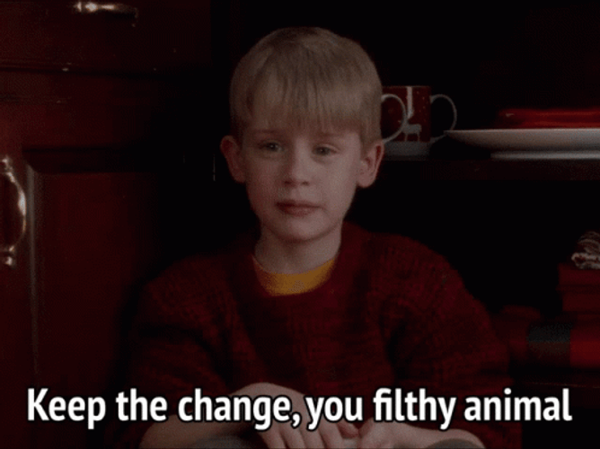 Merry Christmas You Filthy Animals GIF