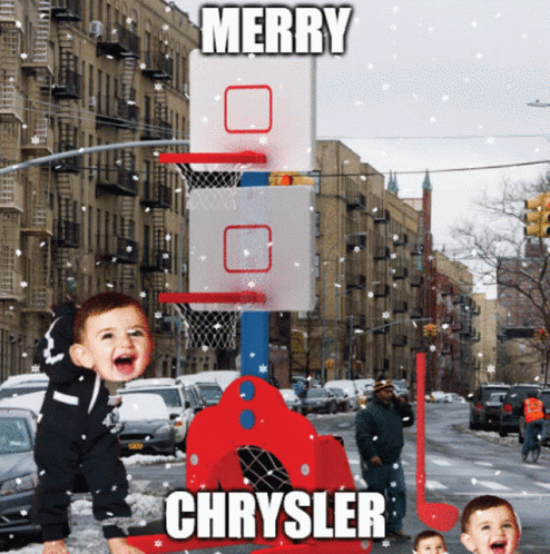 Merry Chrysler Meme Boy Basketball GIF
