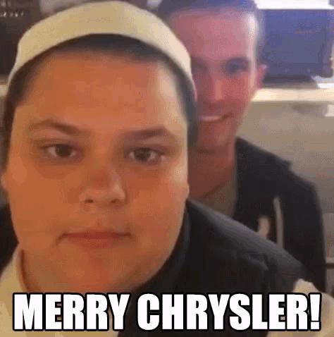 Merry Chrysler Original Meme Girl GIF