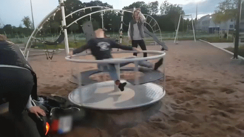 Merry Go Round Gone Wrong GIF