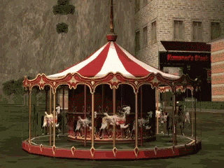 Merry Go Round Horsey Ride GIF
