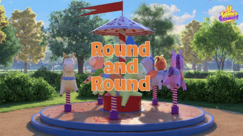 Merry Go Round Real Fast Spinning GIF