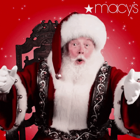 Merry Xmas Ecstatic Santa Claus GIF
