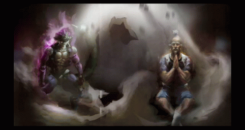 Meruem And Netero Art GIF