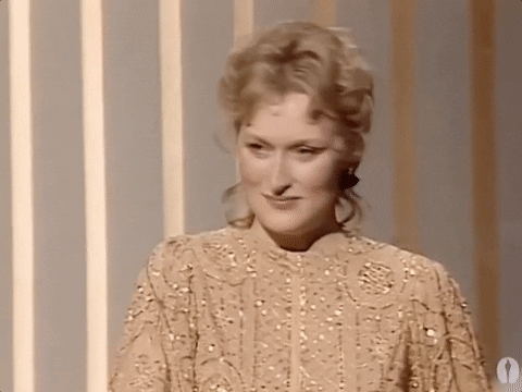 Meryl Streep Blowing Kiss GIF
