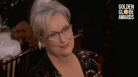 Meryl Streep Excited Sweet Smile GIF