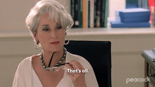 Meryl Streep It Is Finished GIF