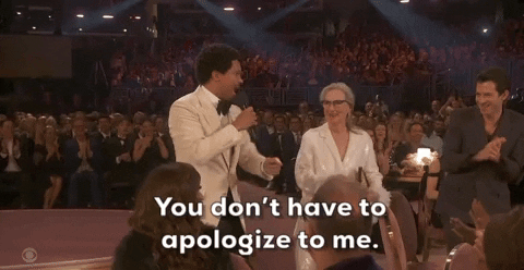Meryl Streep Kissing The Host Awards Night GIF
