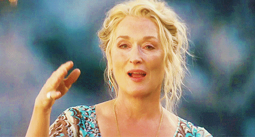 Meryl Streep Waving Goodbye Mama Mia GIF