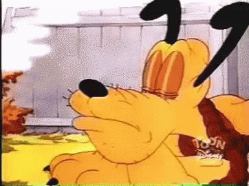 Mesmerized Pluto Sniffing Food Smell GIF