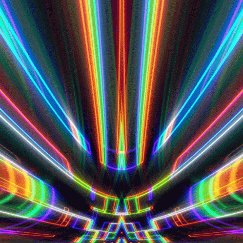 Mesmerizing Colorful Optical Illusion GIF