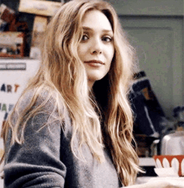 Messed Up Elizabeth Olsen Smile GIF
