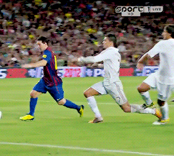 Messi And Ronaldo Best Hit Scoring Goal GIF