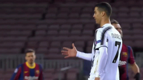 Messi And Ronaldo Friendly Tap GIF