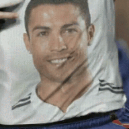 Messi And Ronaldo Funny Shirt Meme GIF