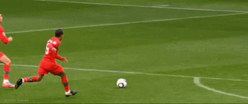 Messi And Ronaldo Slide Kick GIF