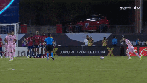 Messi Free Kick Inter Miami Goal GIF