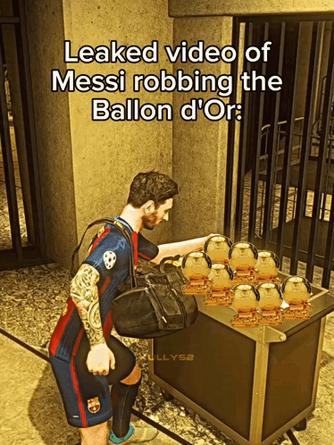 Messi Robbing Ballon d'Or