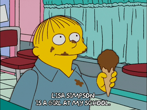 Messy Eating Ralph Wiggum The Simpsons GIF